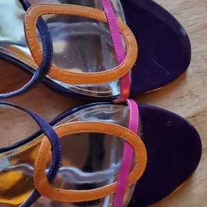 Marc Fisher leather sandals sz 10